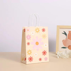 Pastel Yellow Sweet Daisy Party Bags 5pk