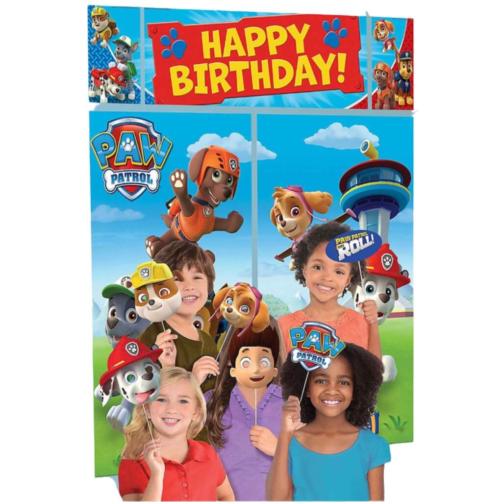 Paw Patrol Happy Birthday Scene Setter & Props 17pk