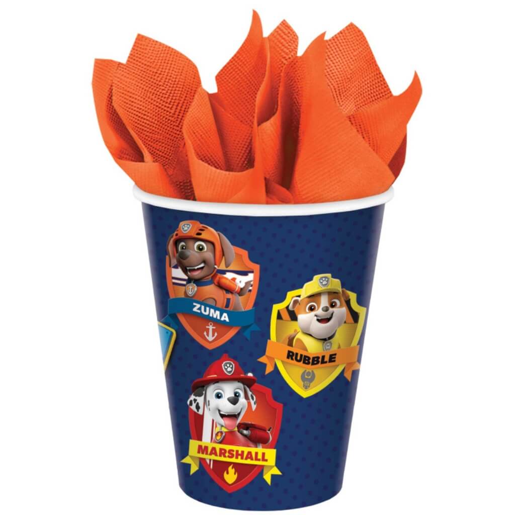 Paw Patrol Adventures Paper Cups 266ml 8pk