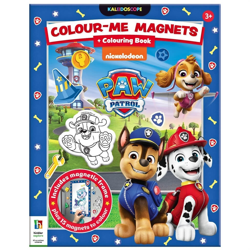 Paw Patrol Colour Me Magnets and colouring book activity set