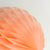 Decorative Peach Paper Honeycomb Ball