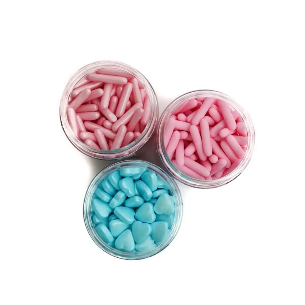 Sprinks pink rod sprinkles for baking decorations