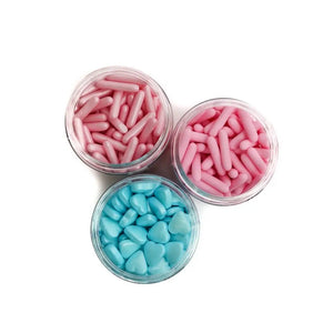 Sprinks pink rod sprinkles for baking decorations