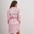 Pink Embroidered Bridesmaid Hen Party Dressing Gown