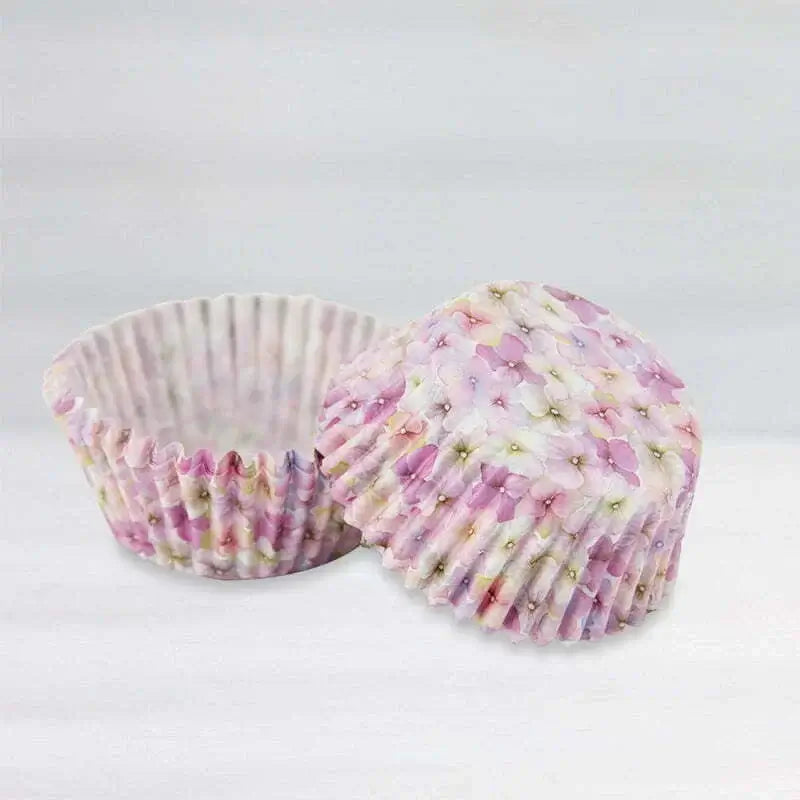 Pink Flower Petal Cupcake Cups 40pk