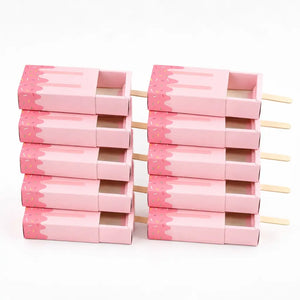 Pink Ice Cream Treat Boxes 10pk