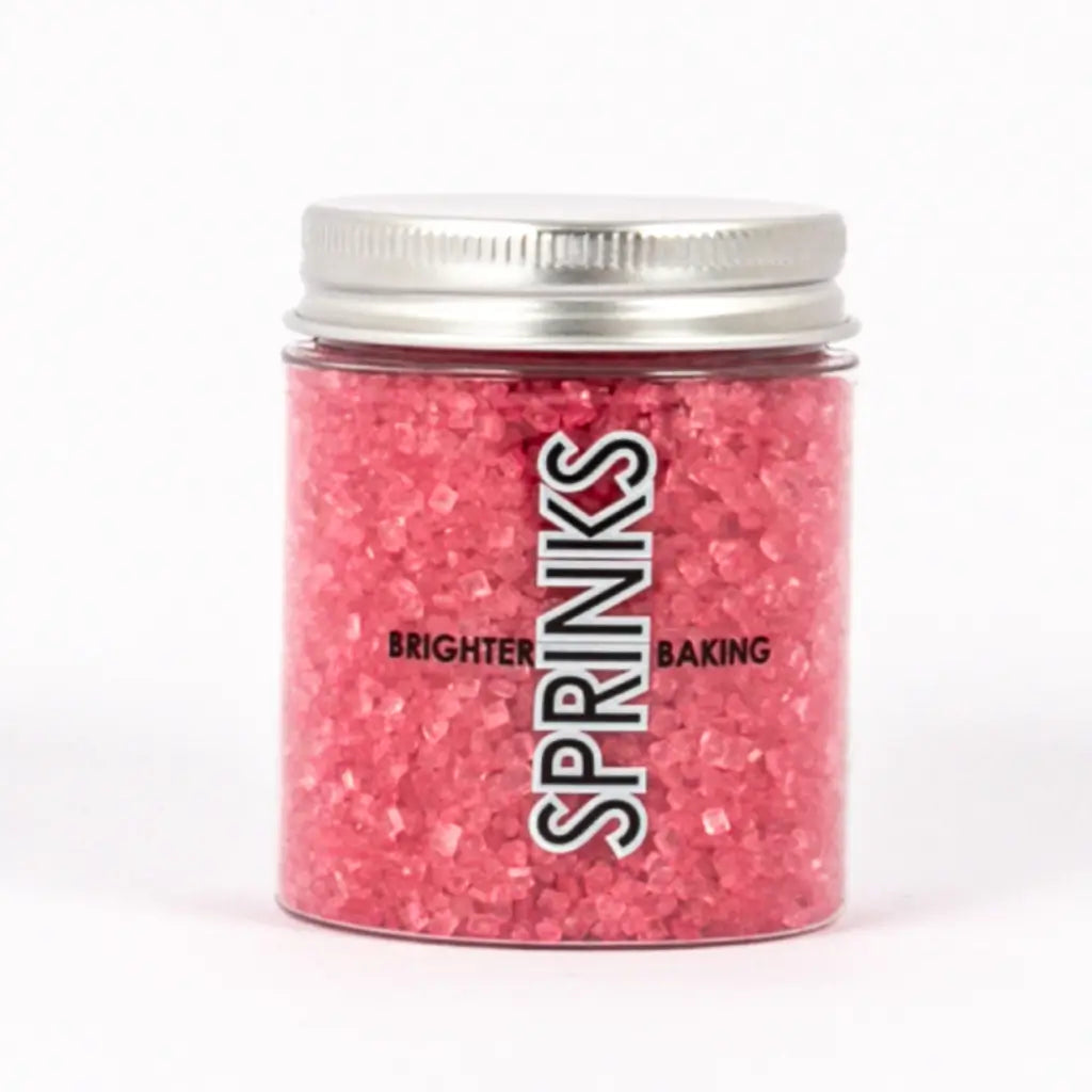 Sprinks Pink Sanding Sugar 75g for cake decorating