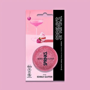 Pink Edible Glitter for Cake Decorating