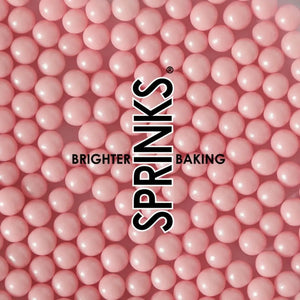 Sprinks pearl pink cachous sugar pearls for cake decorating