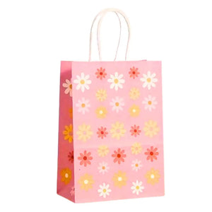 Pink Sweet Daisy Party Bags 5pk