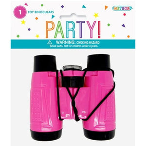 Small pink Plastic Toy Binoculars Kids birthday party favours