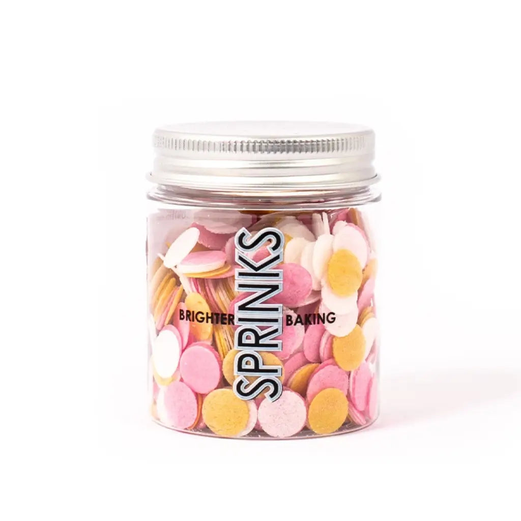 Premium edible confetti sprinkles for baking