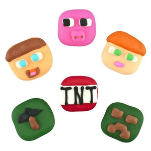 minecraft edible sugar decorations for cupcakes