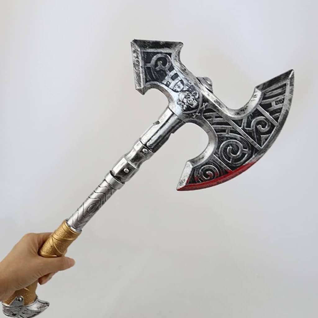 Plastic Bloody Axe Halloween Party Prop