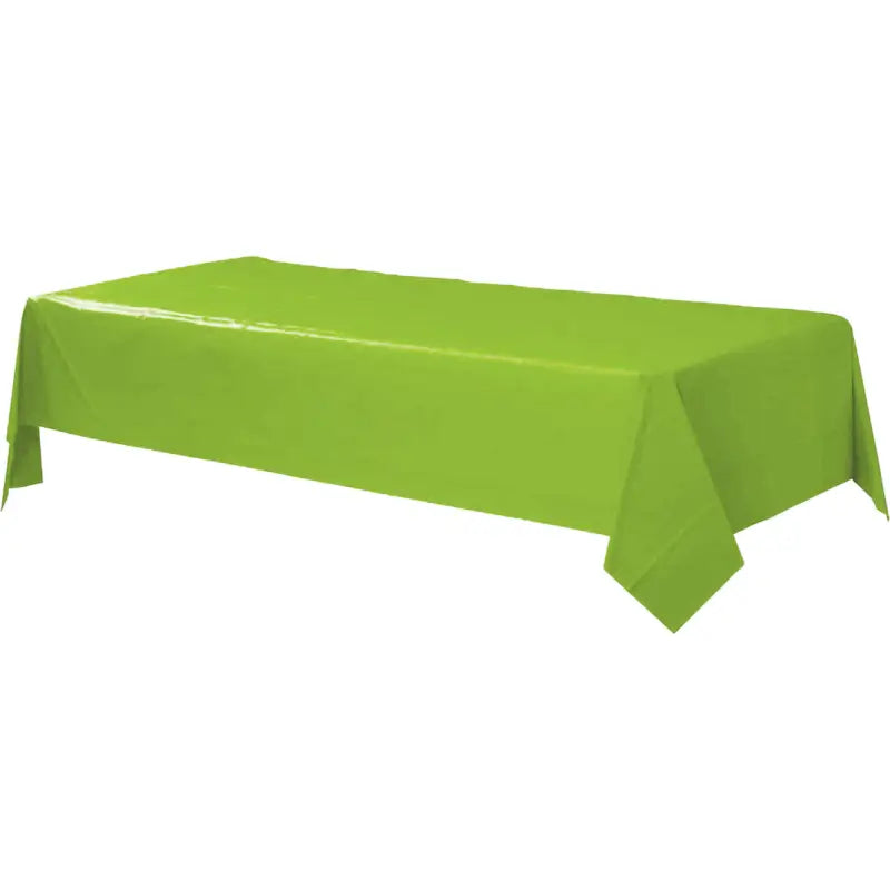 Plastic Rectangular Tablecover - Kiwi Green