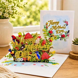 Mother’s Day Australian native flowers 3D pop up card