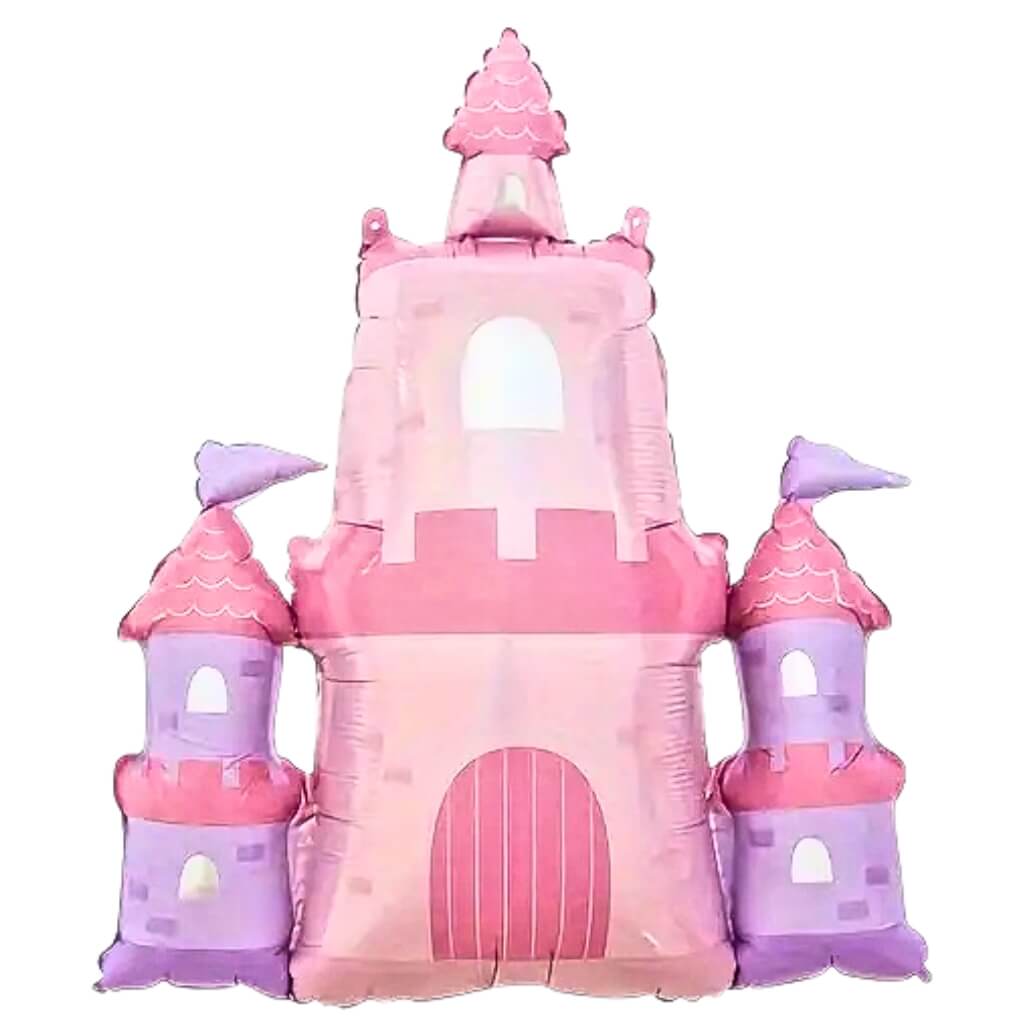 princess castle shaped balloon for fairytale party