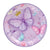 Large Purple Butterfly Paper Plates 23cm 10pk