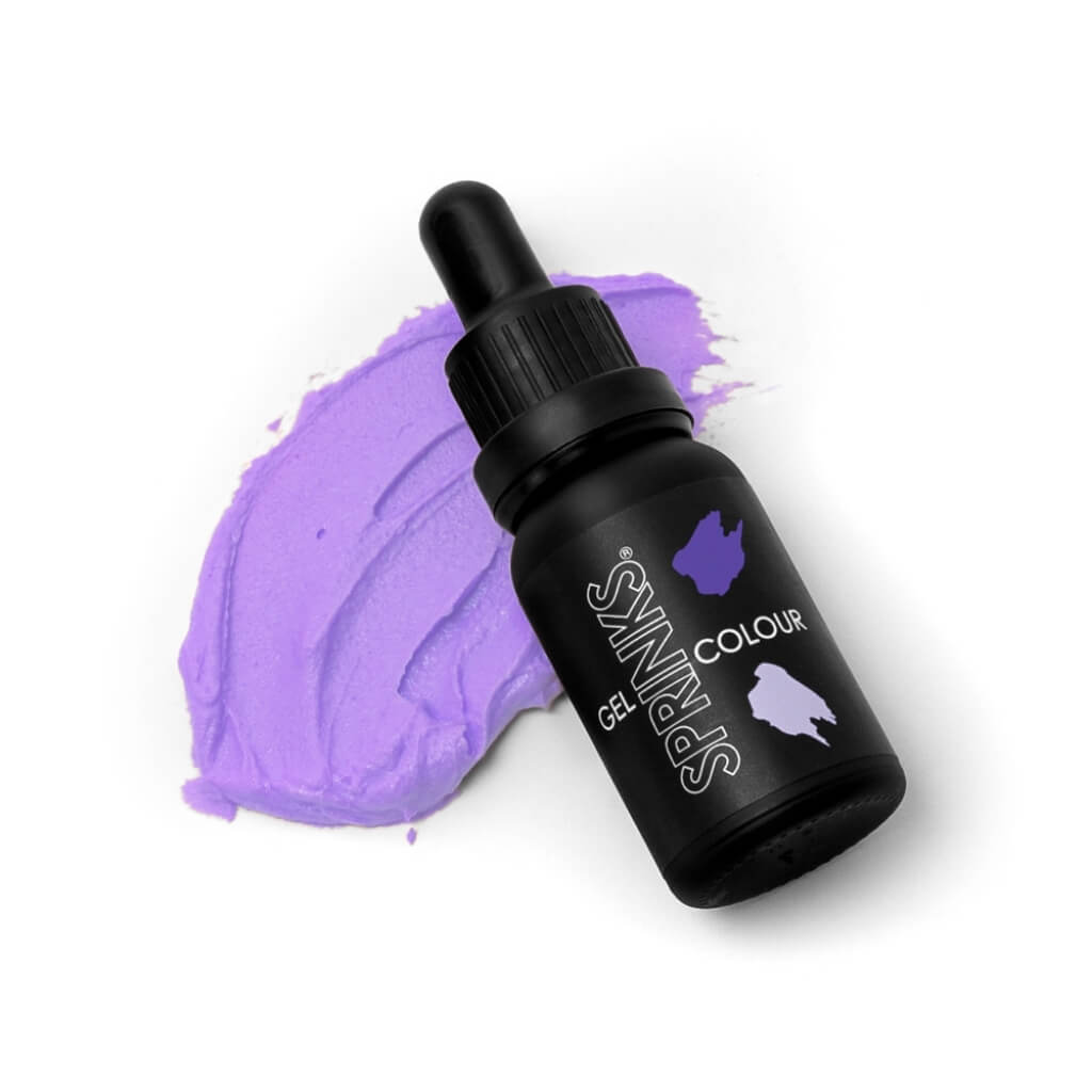 Sprinks purple gel food colouring 15ml bottle