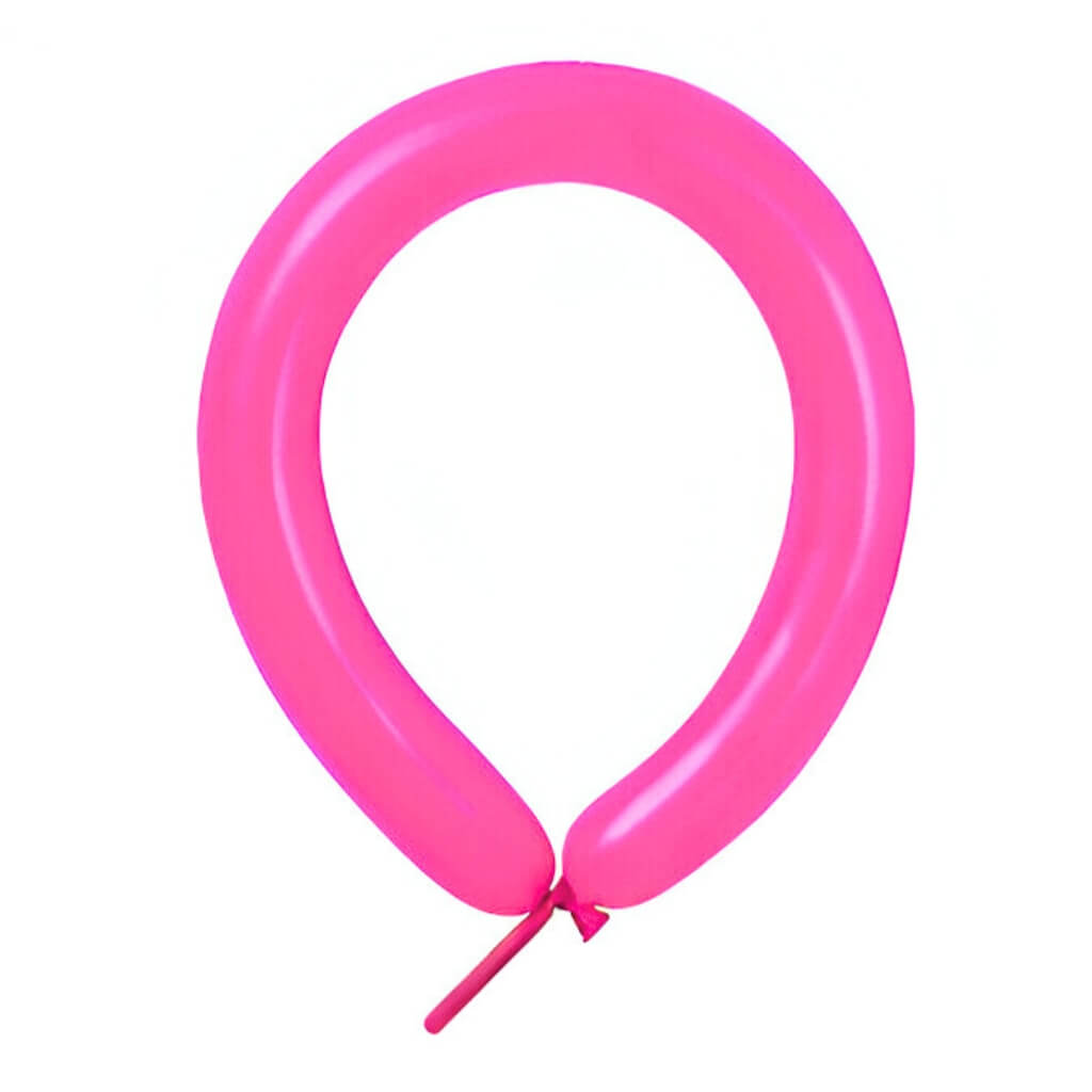hot pink q260 Modelling Long Latex Balloons 10pk party decorations