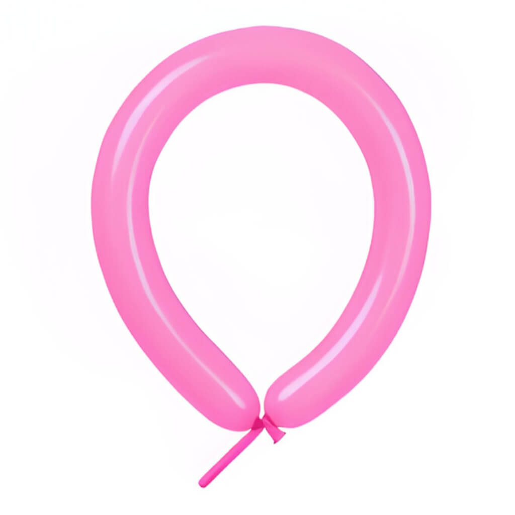 light pink q260 Modelling Long Latex Balloons 10pk party decorations