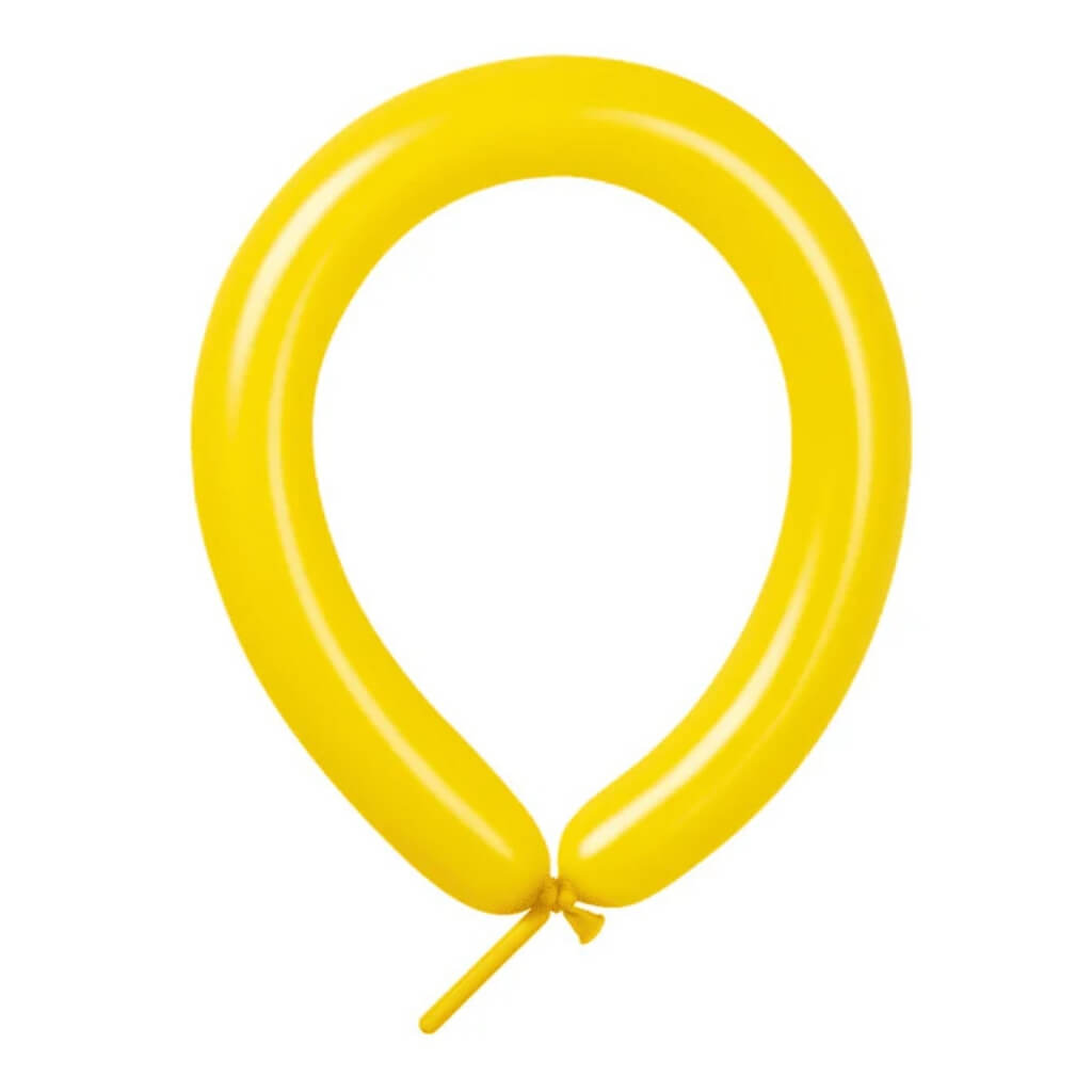 yellow q260 Modelling Long Latex Balloons 10pk party decorations
