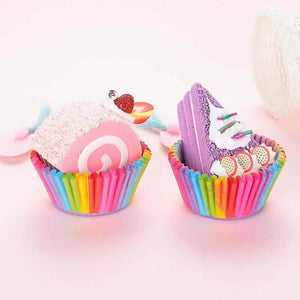 Rainbow Cupcake Cups 100pk