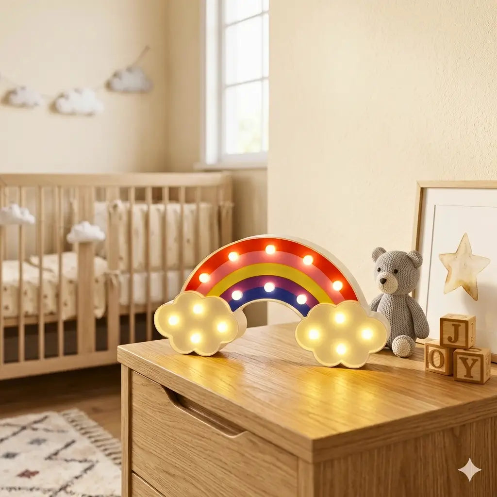 Rainbow LED light cloud night light