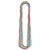 Adult Metallic Rainbow Bead Necklace