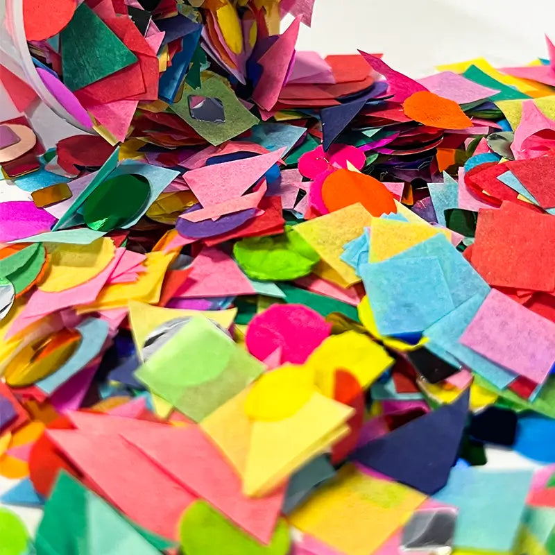 Rainbow Confetti Push Pops 6pk