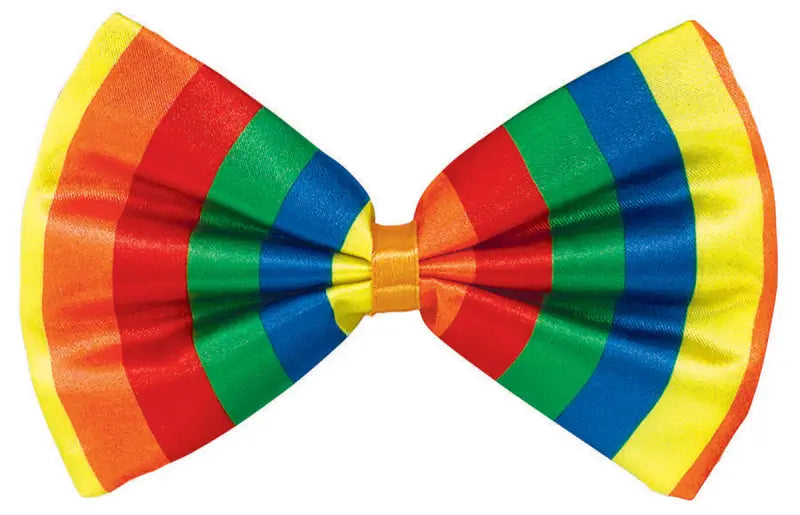 Adult Rainbow Striped Bowtie