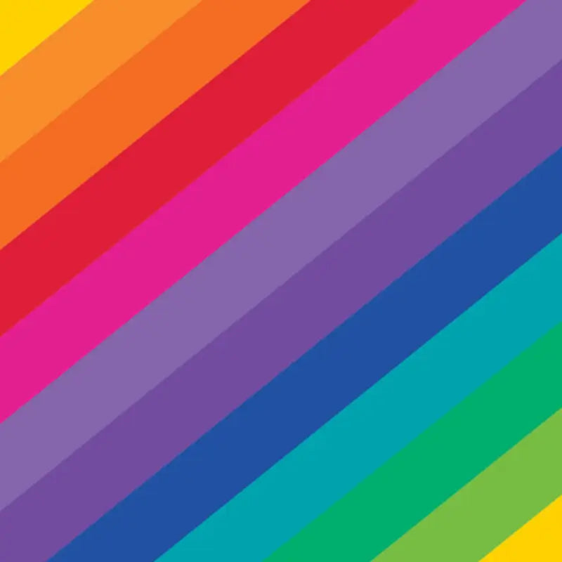 Rainbow stripe Lunch Napkins 16pk