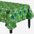 Island Palm Leaf Flannel Backed Tablecover