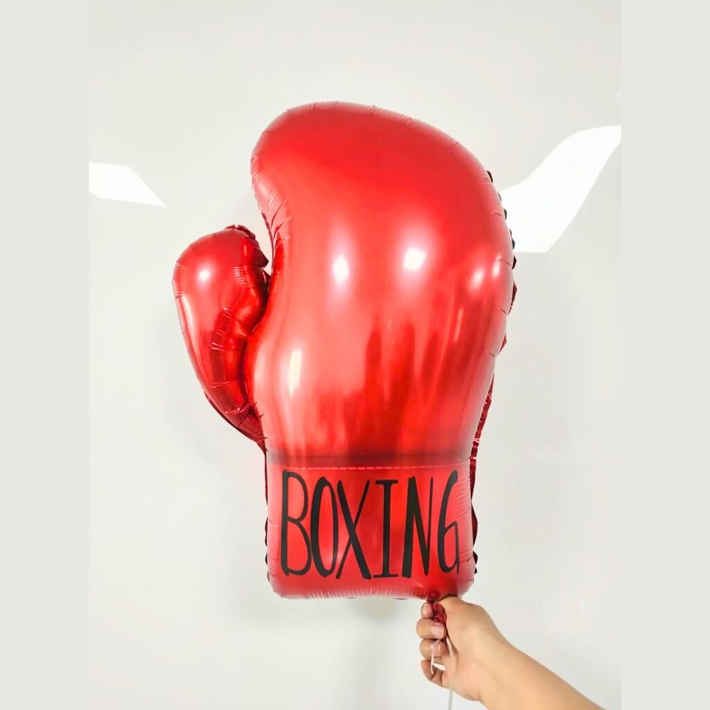 26-inch Red Boxing Glove Foil Balloon – Sports Party Decoration