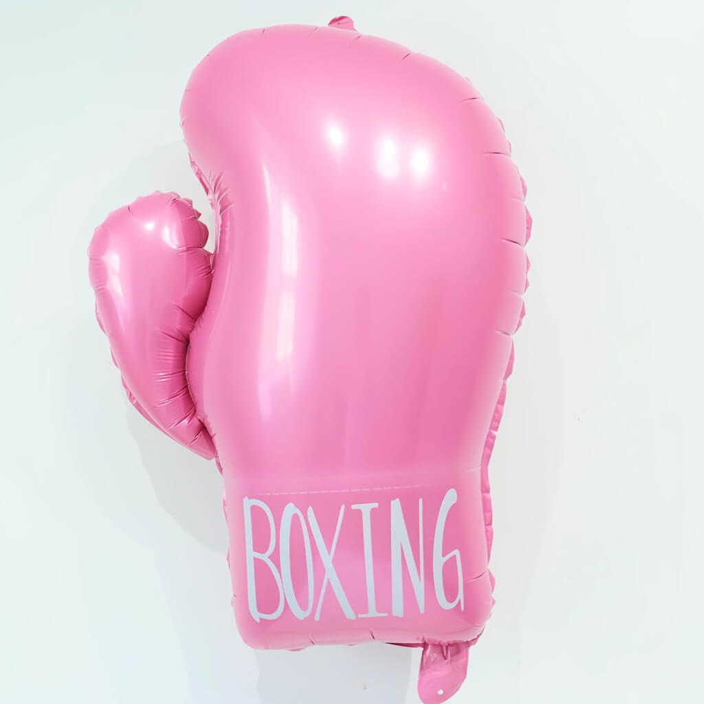 26-inch Pink Boxing Glove Foil Balloon