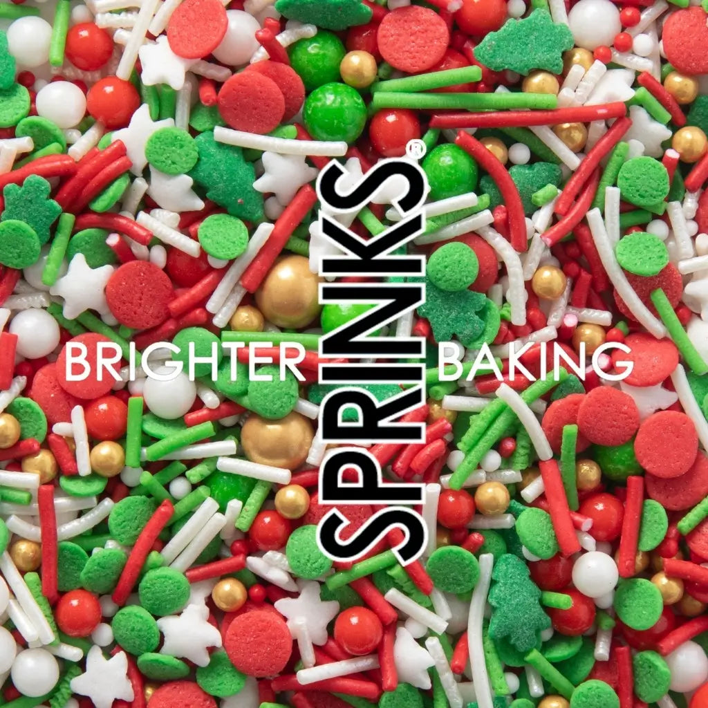 Sprinks gluten-free halal and kosher Christmas sprinkles packaging