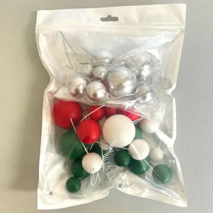 Holiday cake topper set for Christmas baking