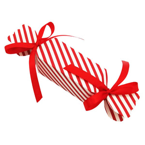 Red Striped Christmas Bonbon Treat Boxes 5pk