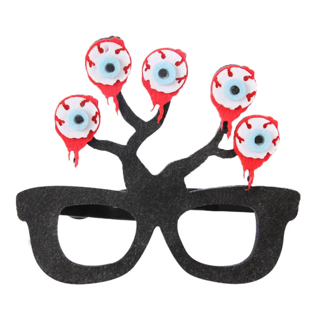 Bloody Eyeballs Halloween Party Paper Glasses costumes accessories