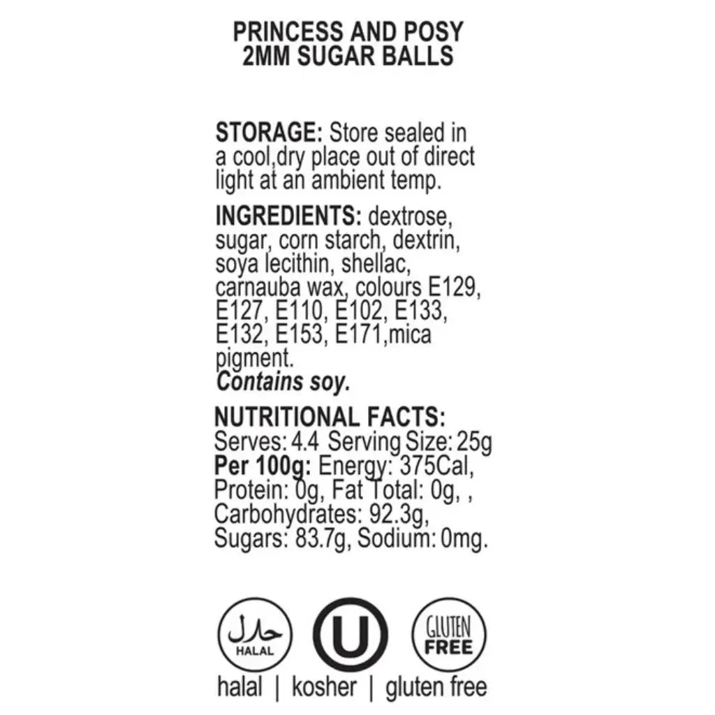 Small 2mm edible sprinkles for cakes and cookies storage & ingredients