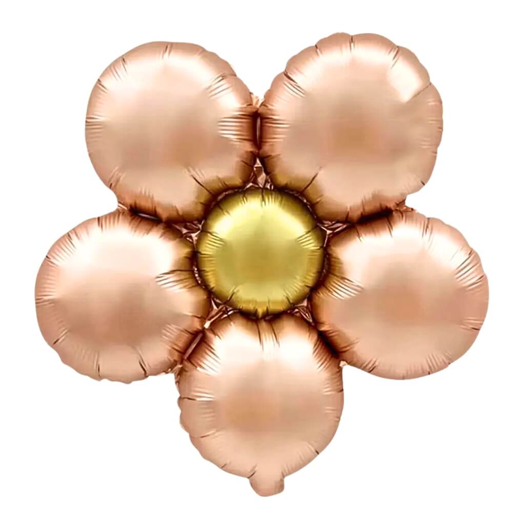 Retro Five-Petal Daisy Flower Foil Balloon
