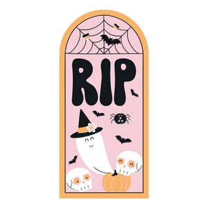 Colourful retro groovy wall decoration for a Halloween party