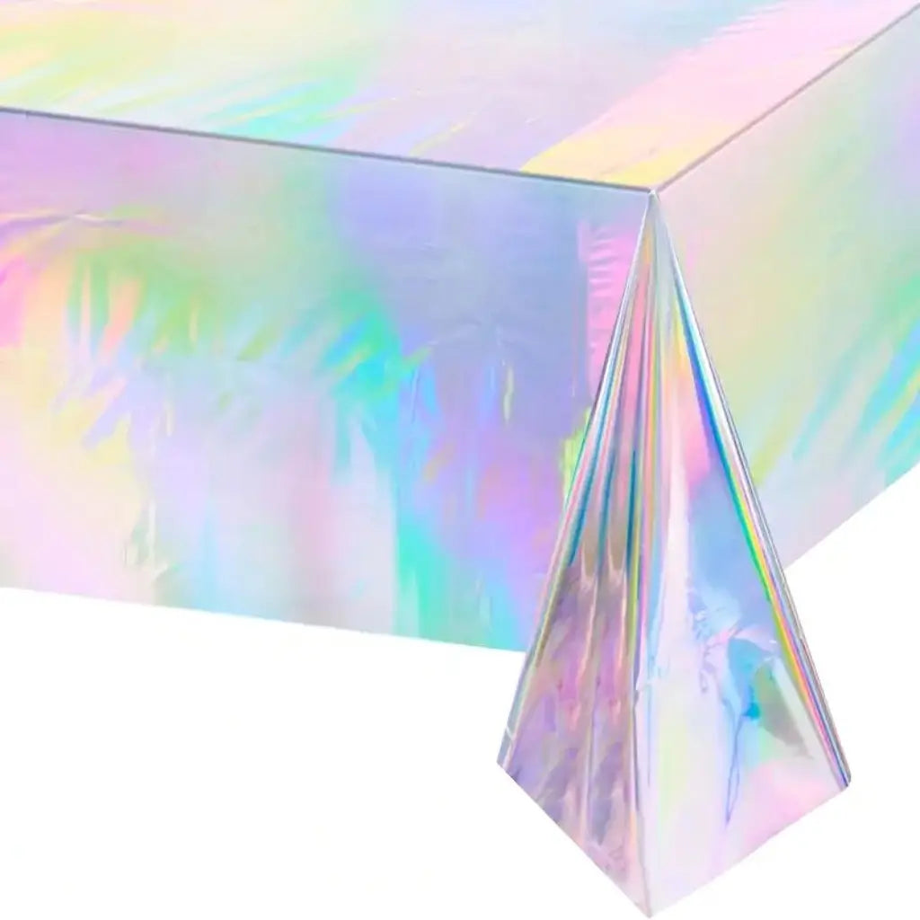 rectangular Iridescent Holographic foil Tablecloth