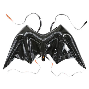 Reversible Black & Orange Halloween Bat Wings Foil Balloon