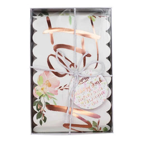 Ginger Ray Floral Rose Gold It's My Birthday! Sash in Gift Box