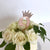 Acrylic Rose Gold Age 9 Rhinestone Crown Cupcake Topper