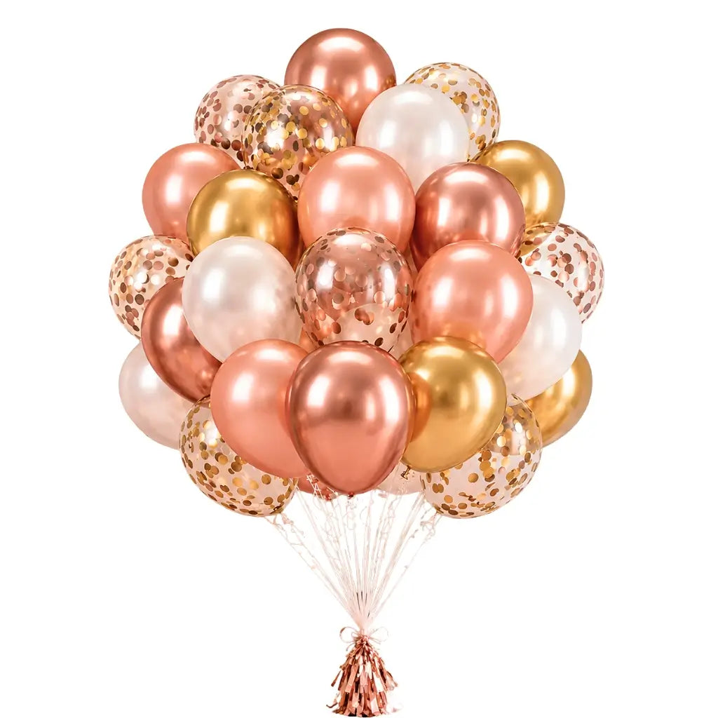Rose gold balloon bouquet kit
