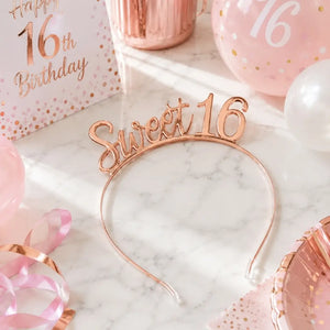 Rose Gold 'BRIDE TO BE' Metal Headband