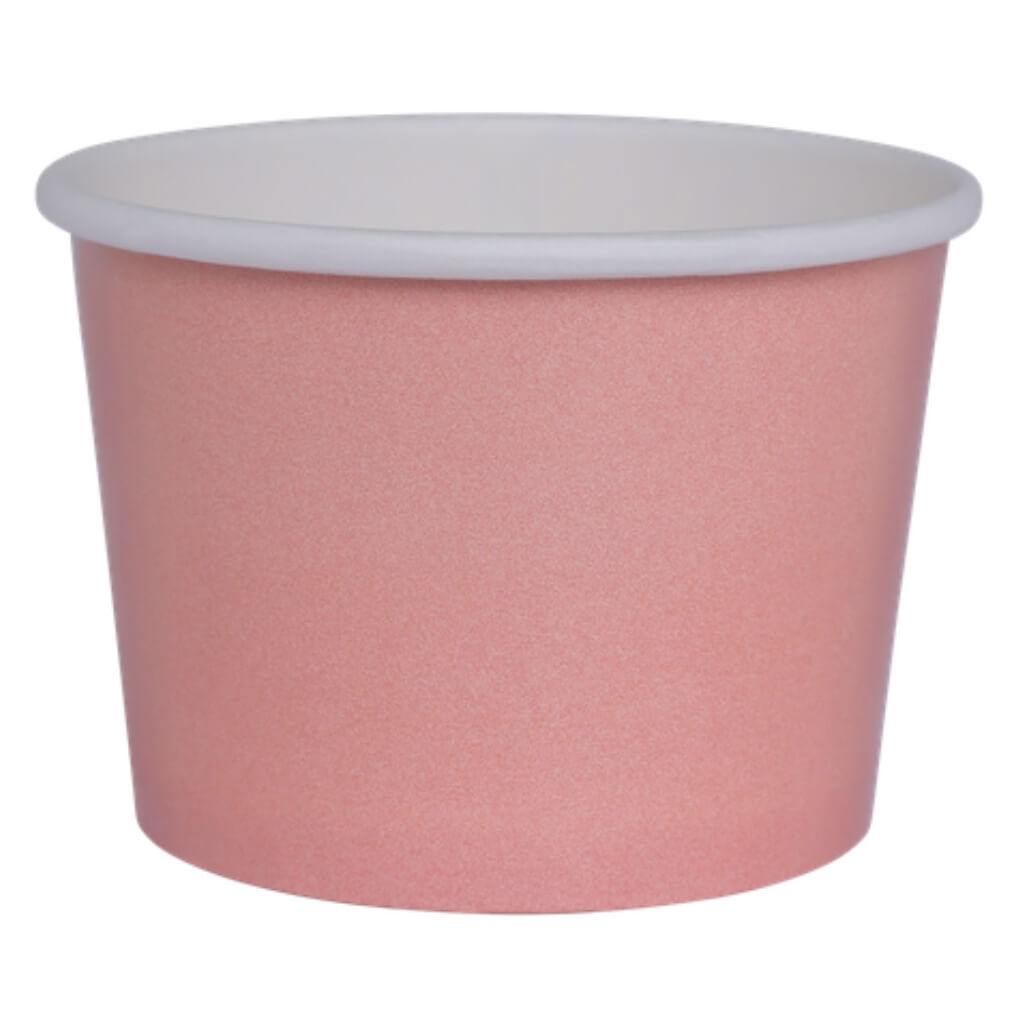 Rose Pink Paper Gelato Cups 10pk