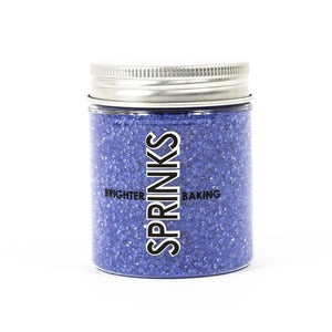 Edible royal blue sanding sugar by Sprinks